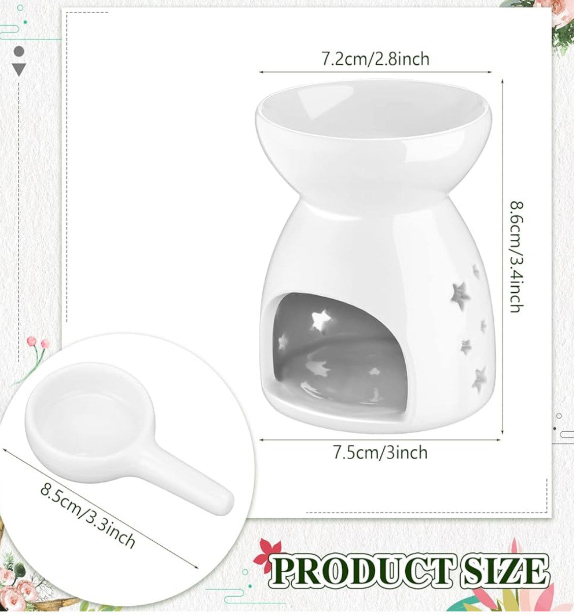 Ceramic Wax Melter & Oil Warmer